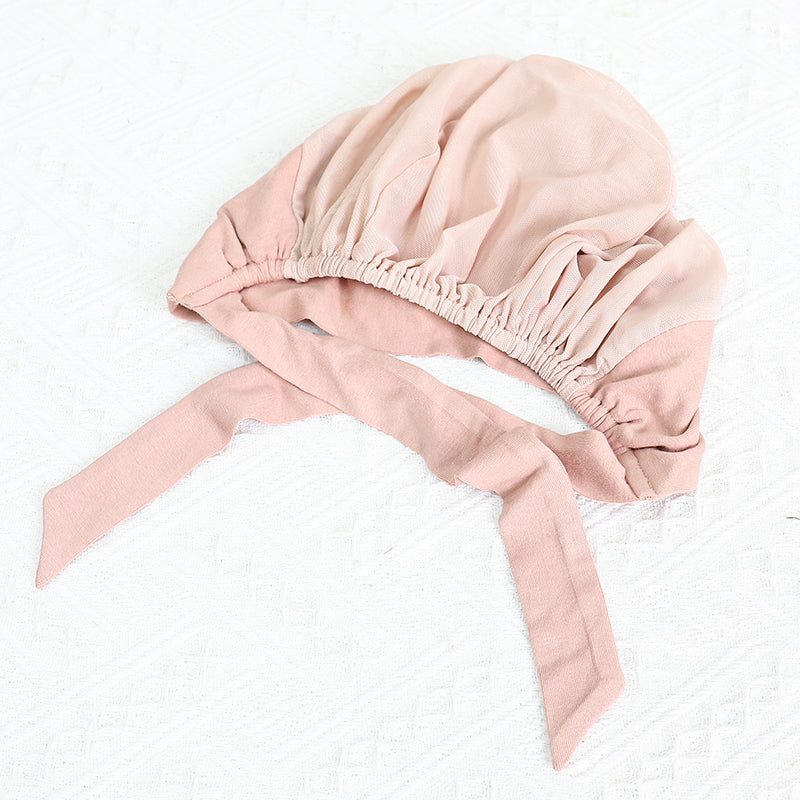 Mesh Tie Back Undercap- Pink