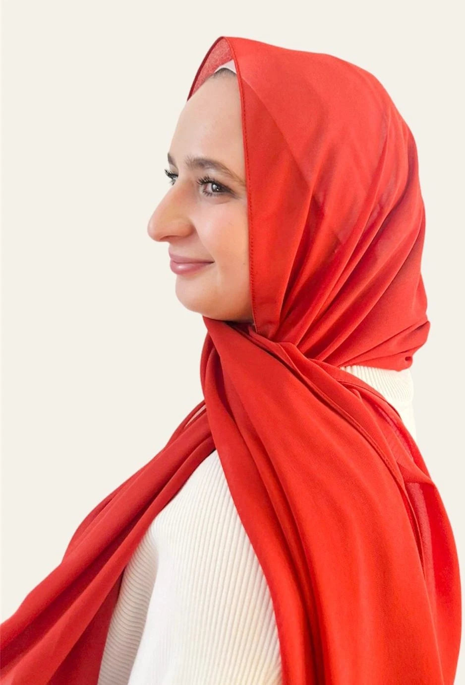 Essential Chiffon -Red