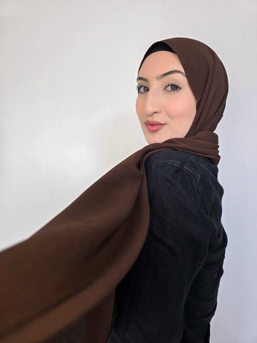 Premium Luxury Chiffon- Brown