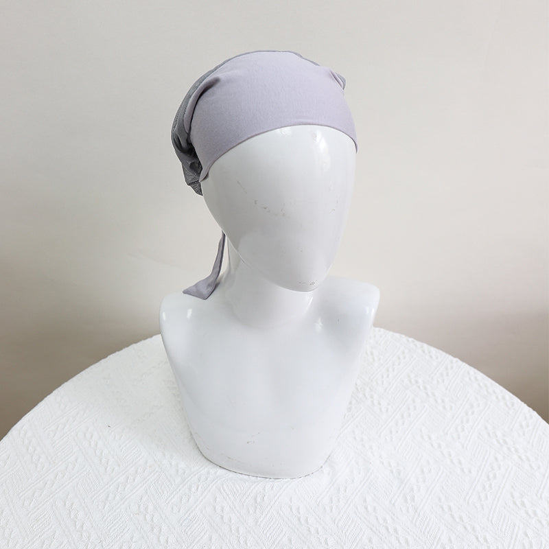Mesh Tie Back Undercap- Light Grey