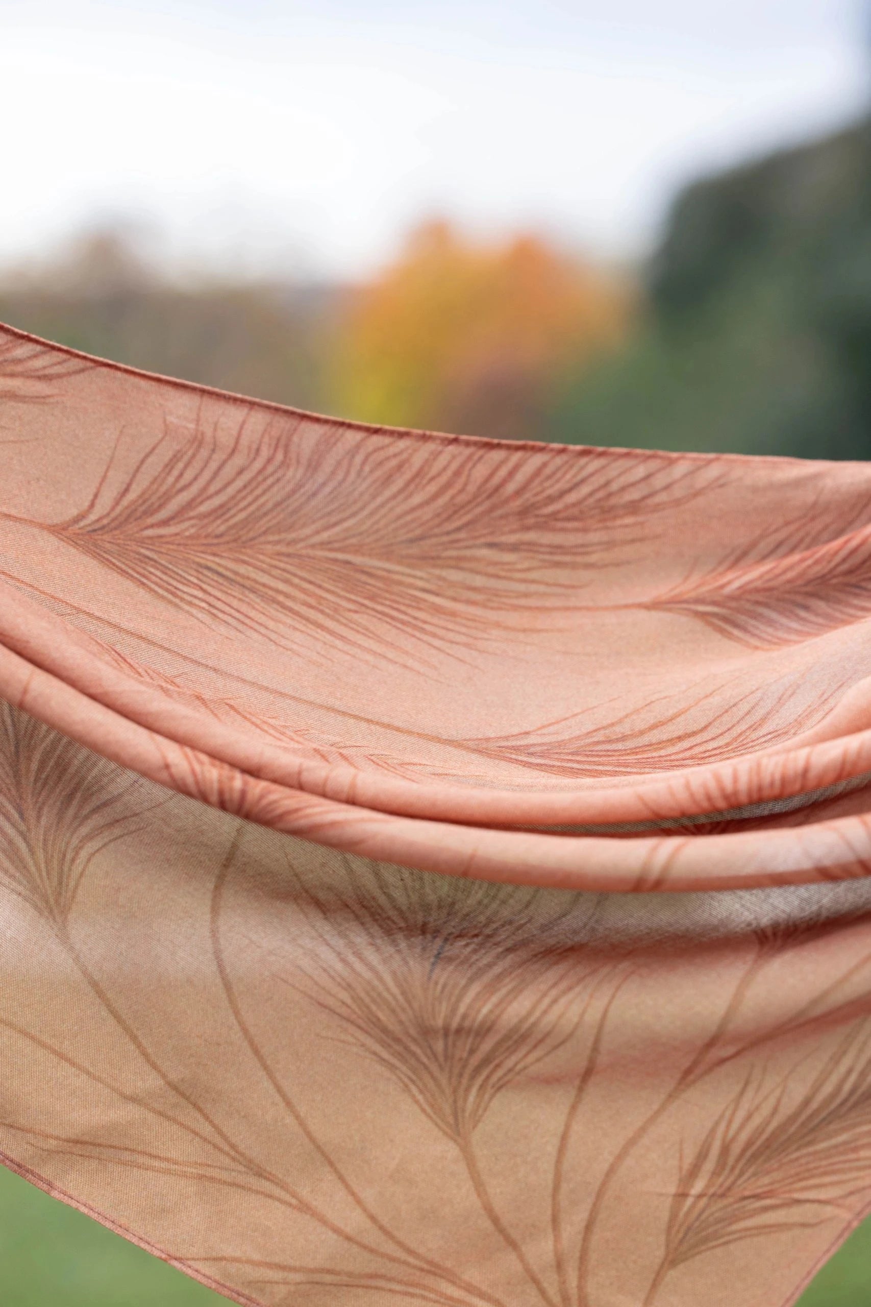Printed Modal- Pampas Feather