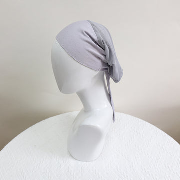 Mesh Tie Back Undercap- Light Grey