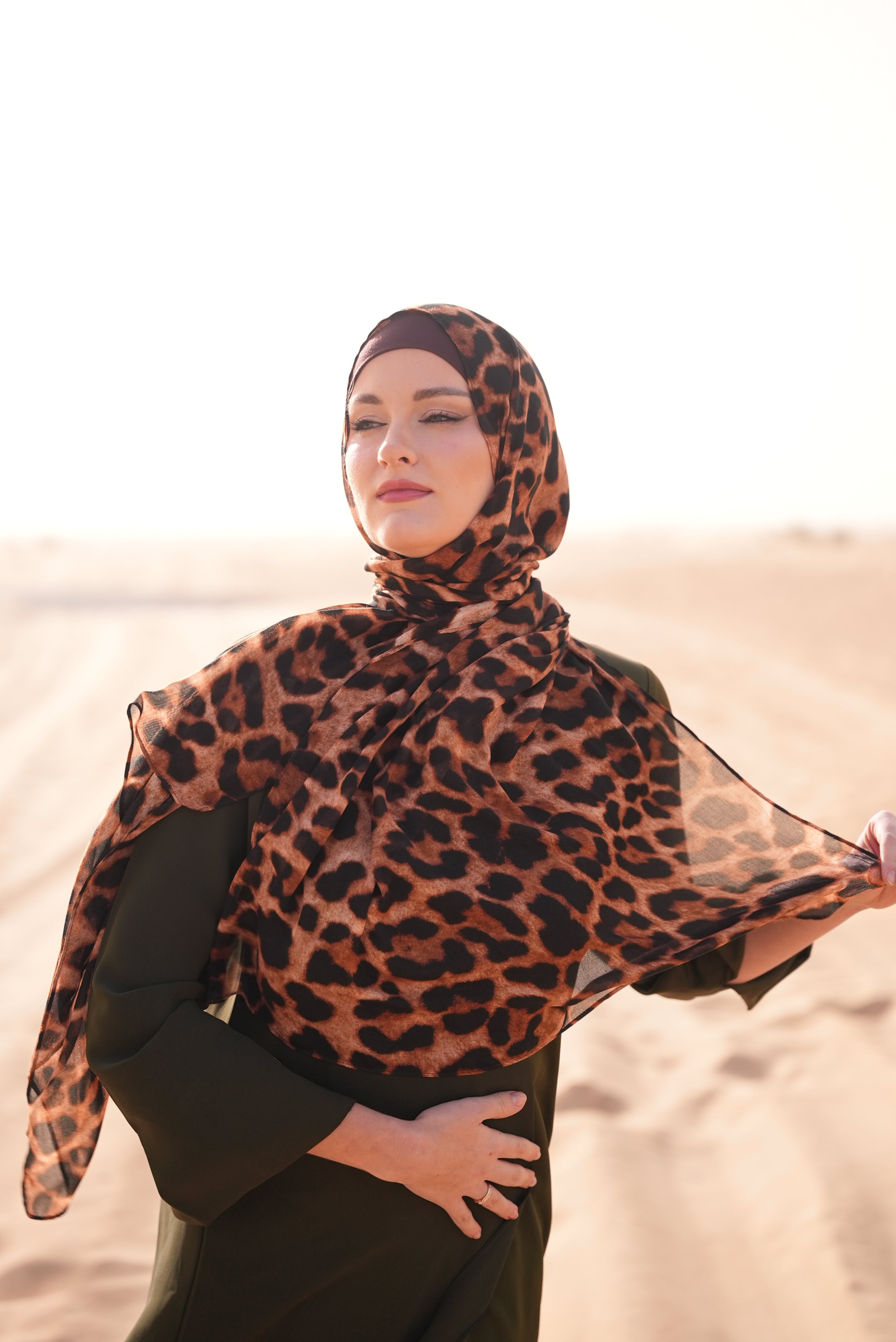 Printed Modal- Desert Leopard