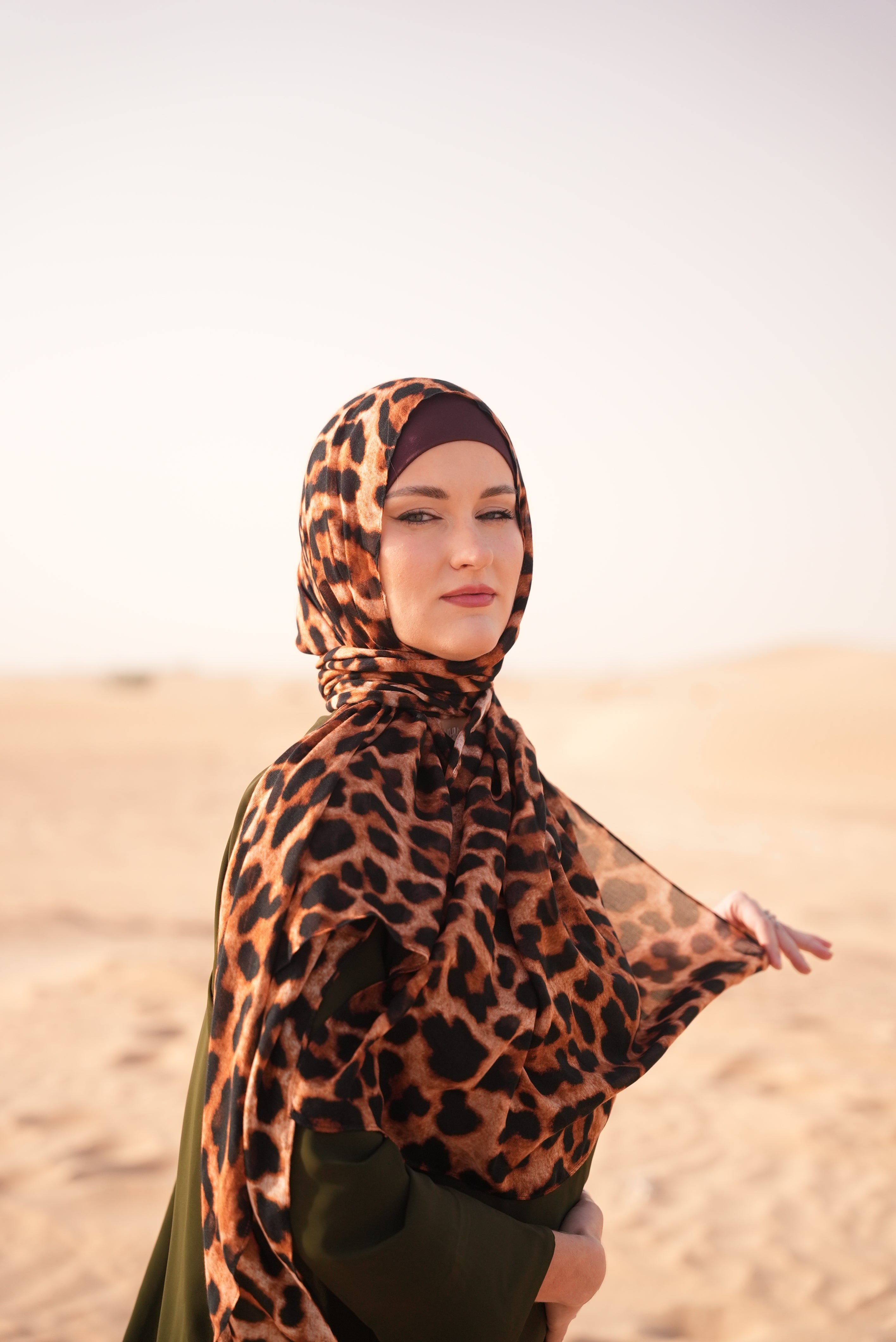 Printed Modal- Desert Leopard