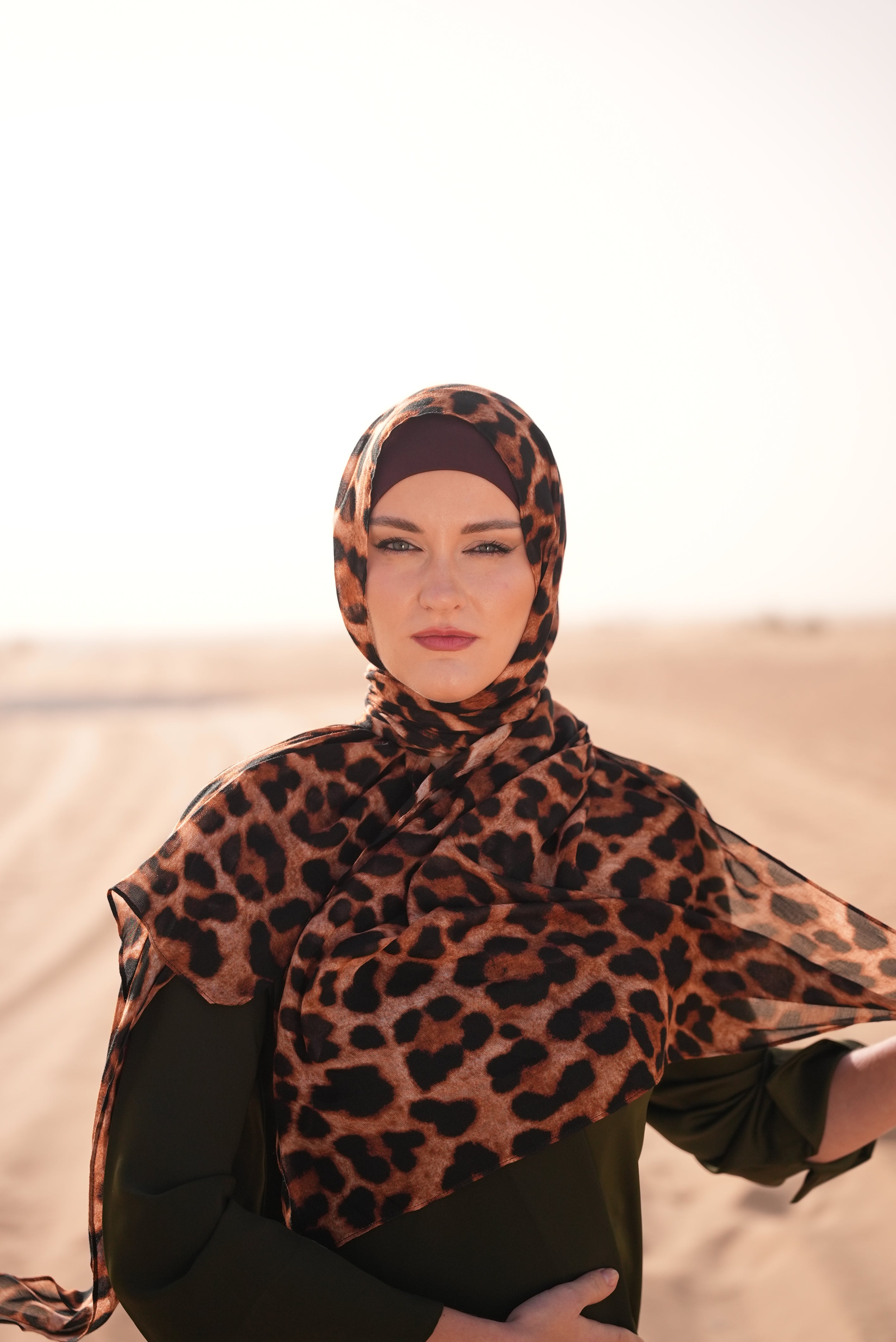 Printed Modal- Desert Leopard