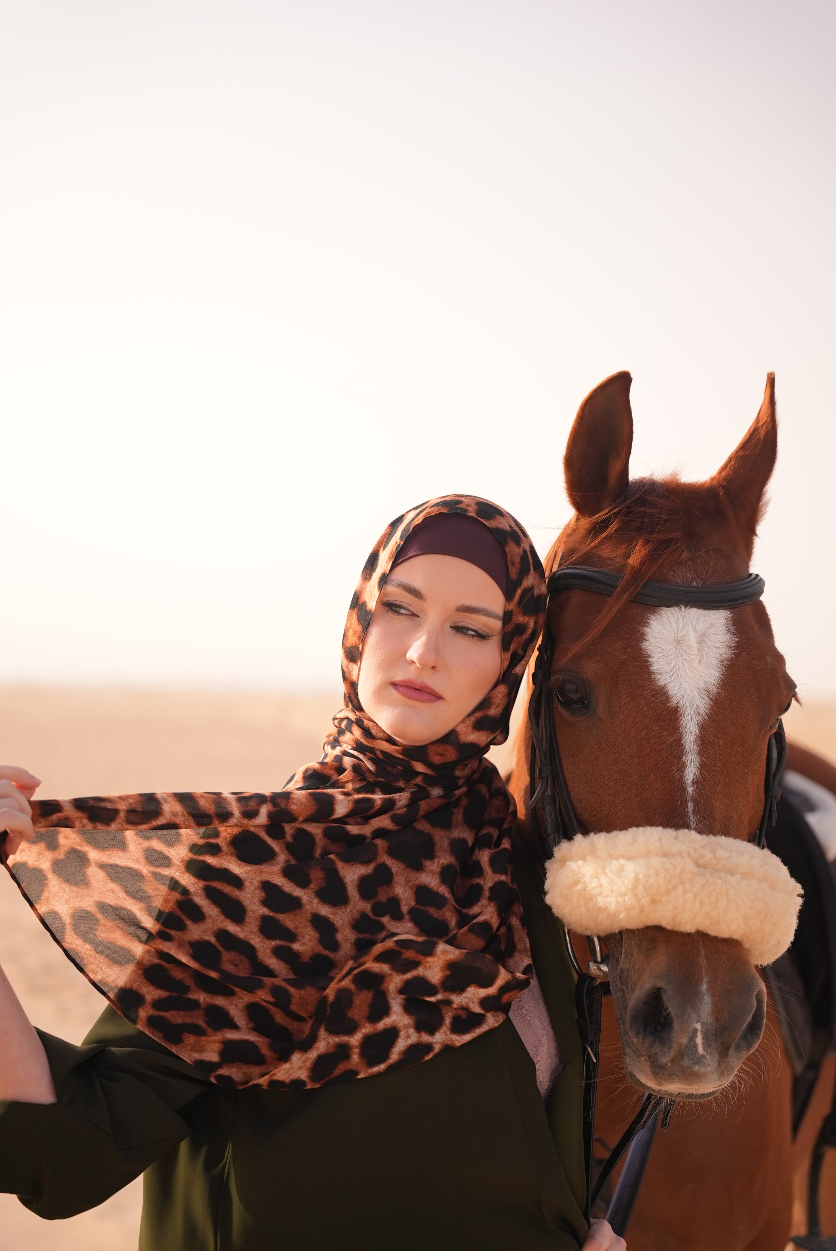 Printed Modal- Desert Leopard