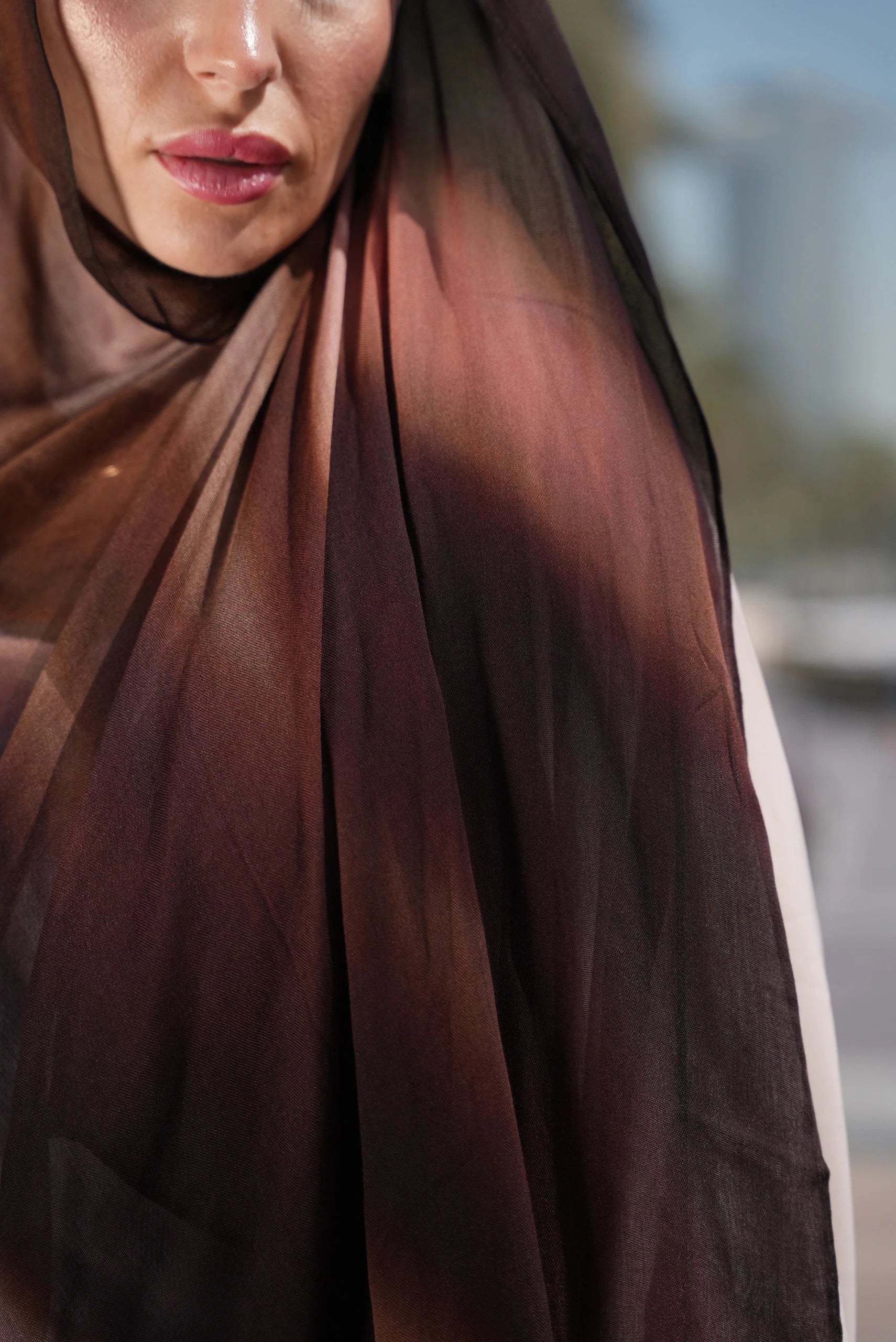 Printed Modal- Mocha Melt