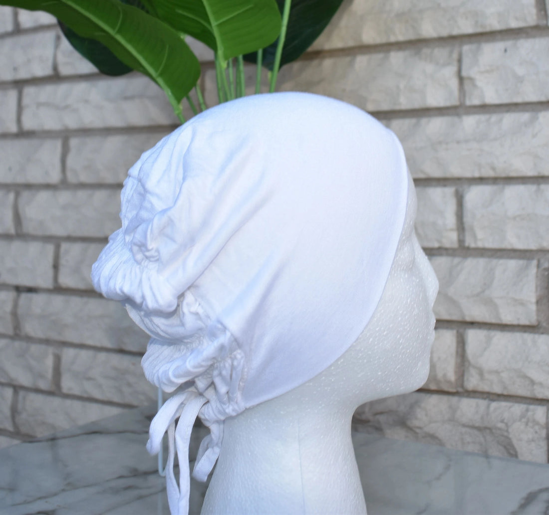 Tie-Back Under Cap- White