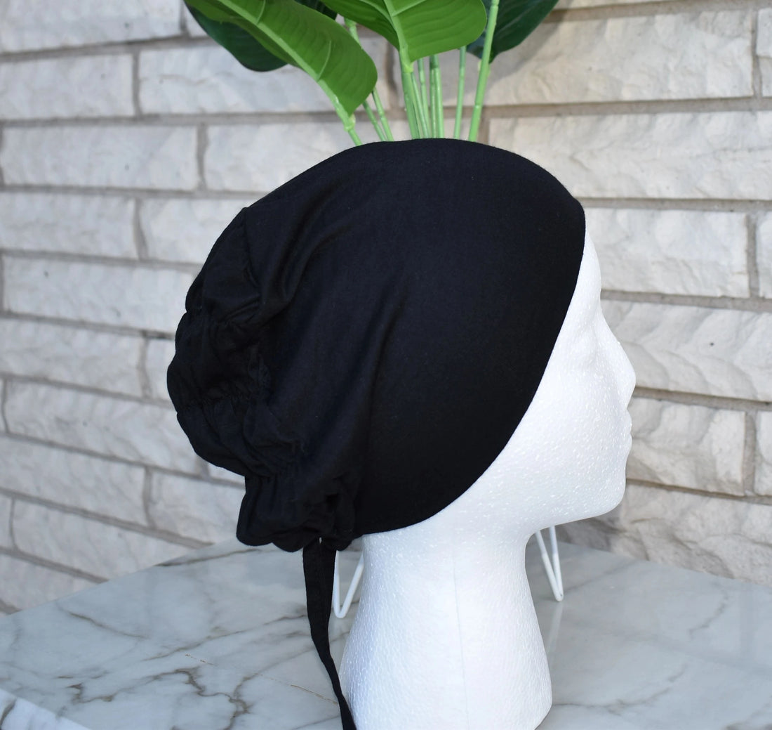 Tie-Back Under Cap- Black