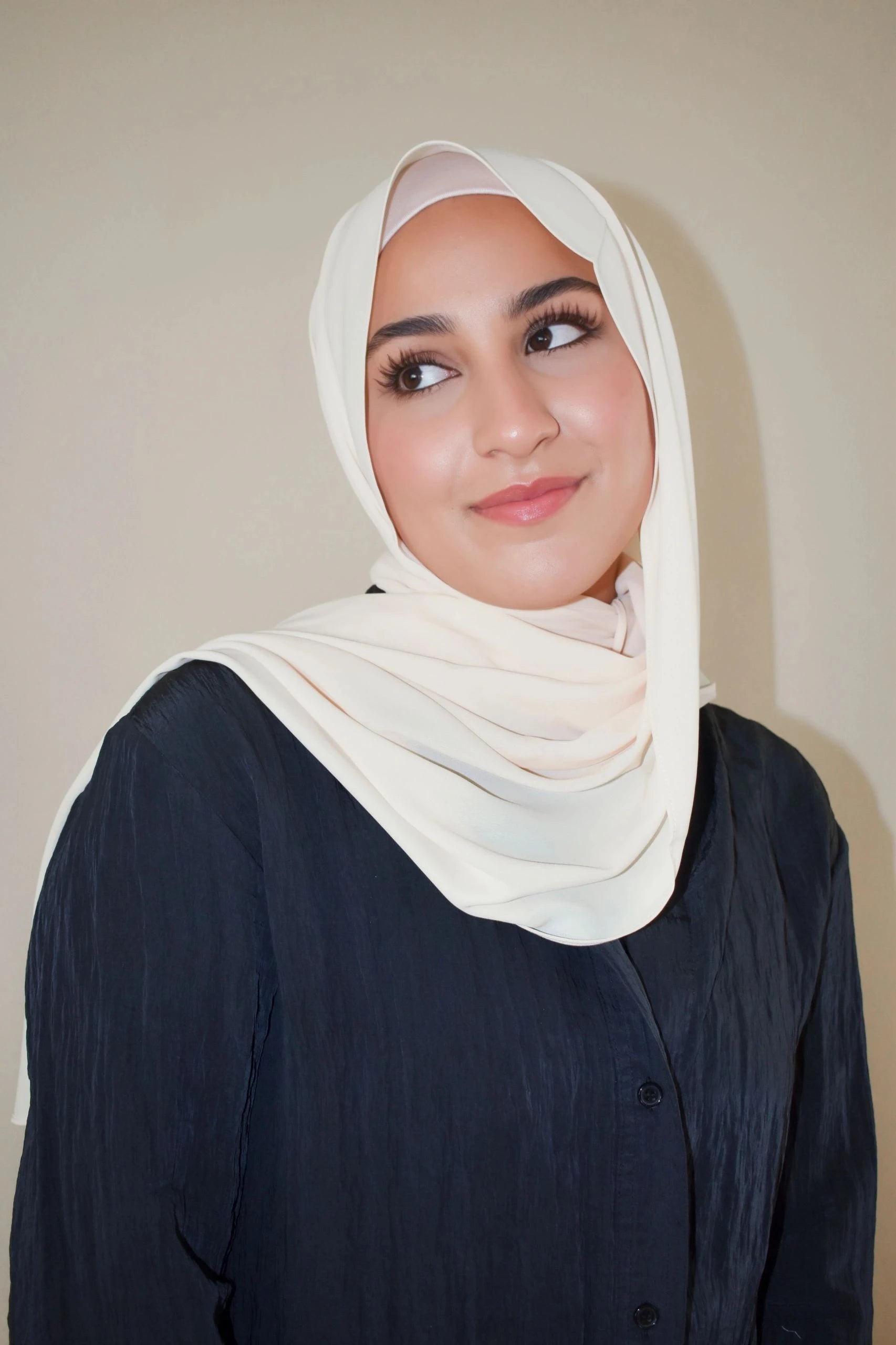 Premium Luxury Chiffon- Beige
