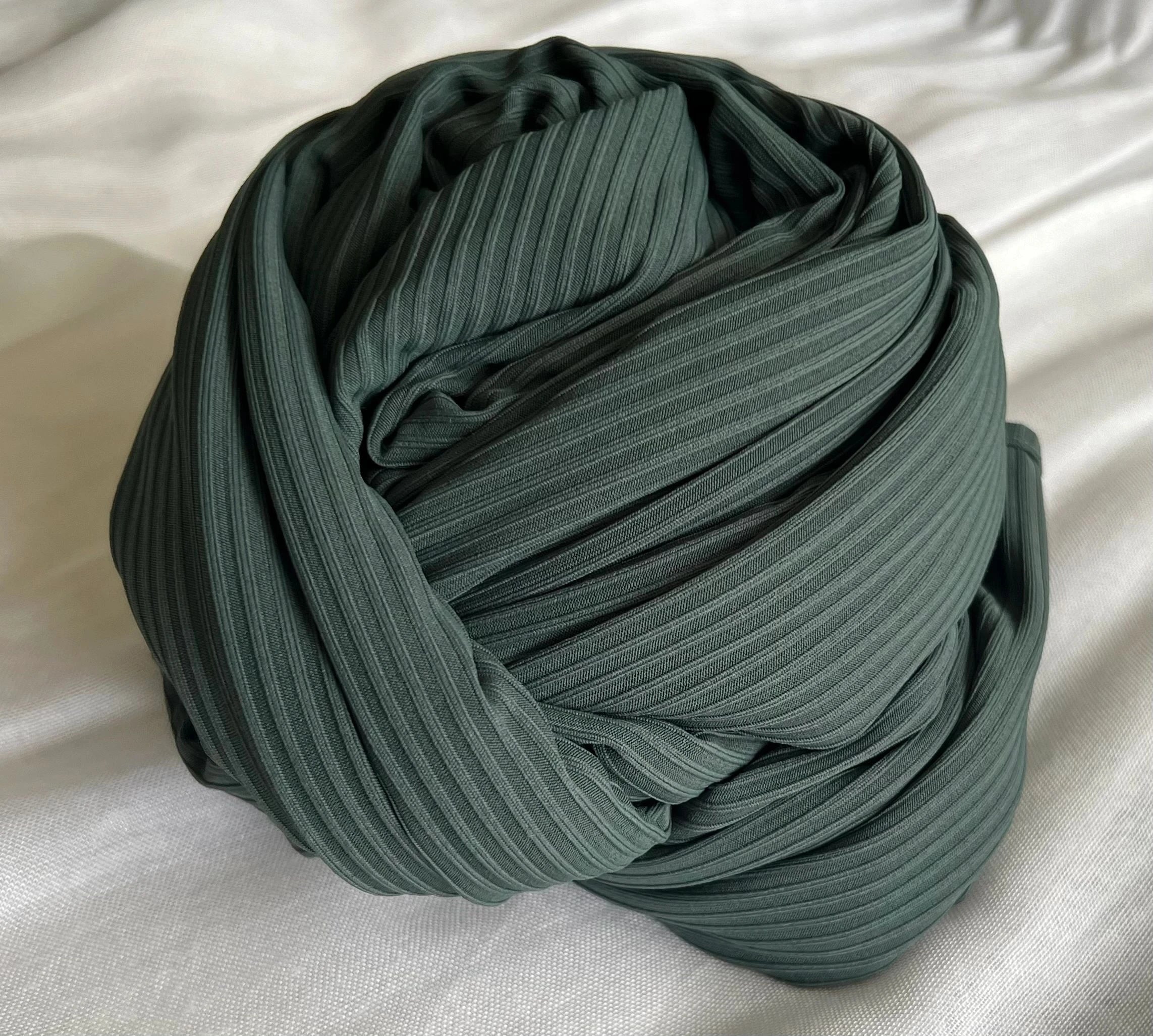 Ribbed Jersey- Teal