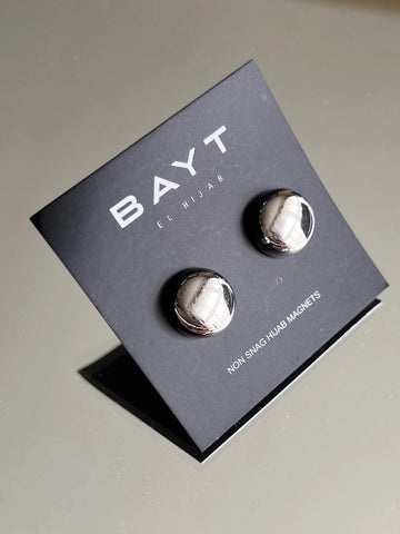 Non Snag Magnets- Metallic Silver