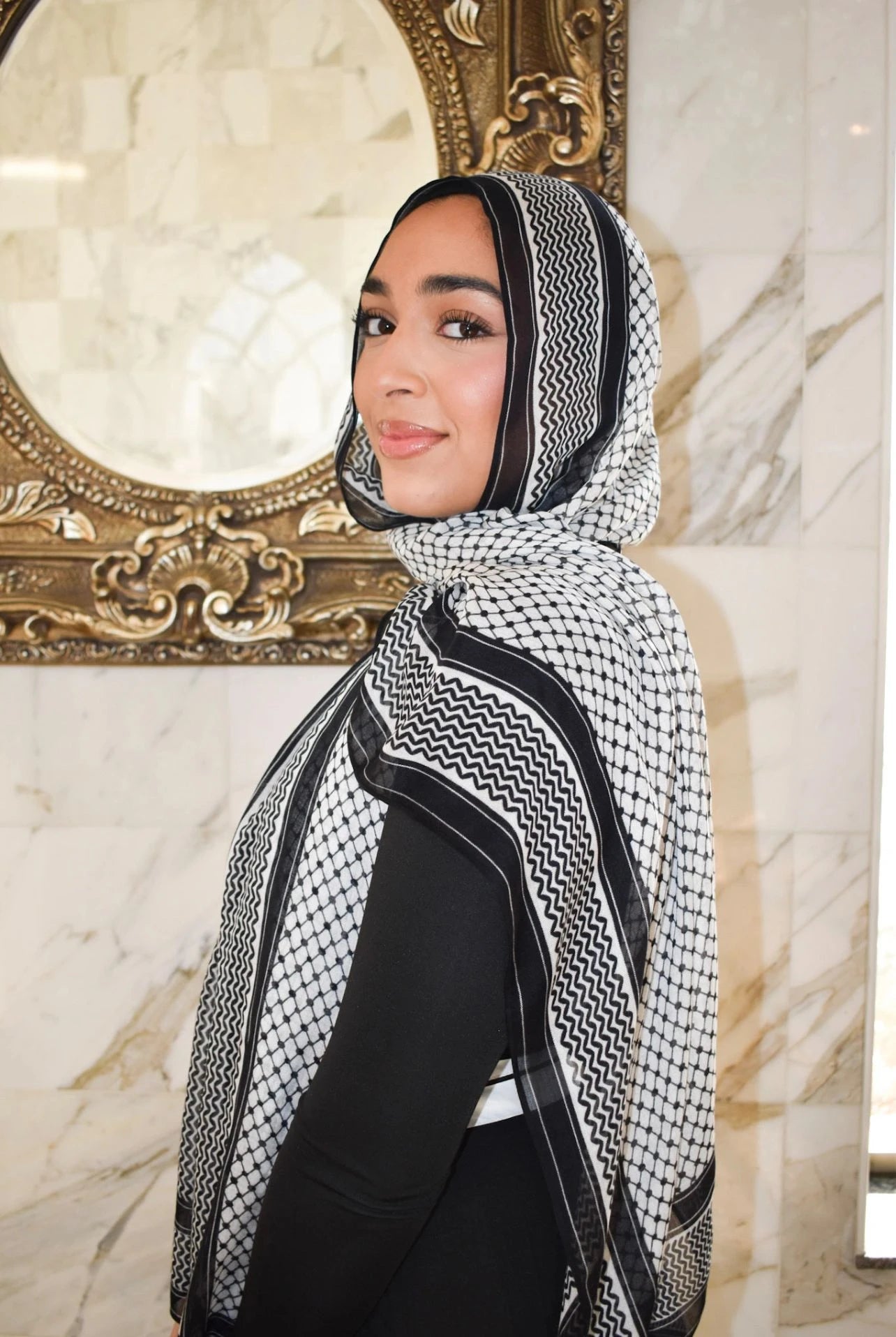 Printed Modal- Classic Kufiyyah