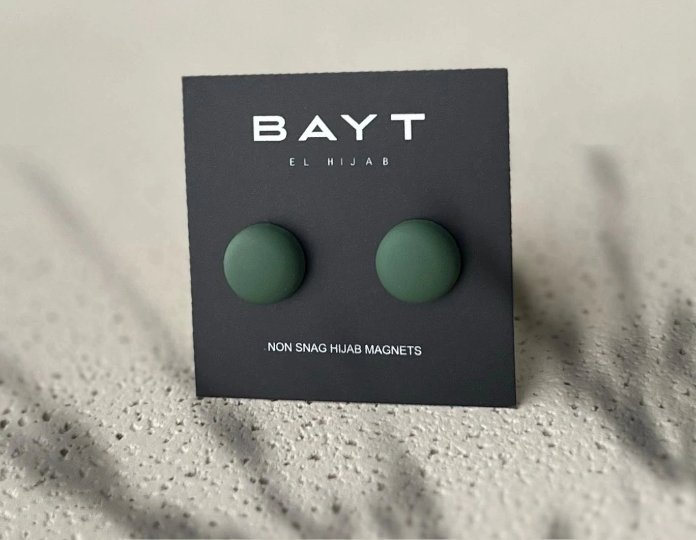 Non Snag Magnets- Matte Green