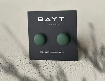 Non Snag Magnets- Matte Green