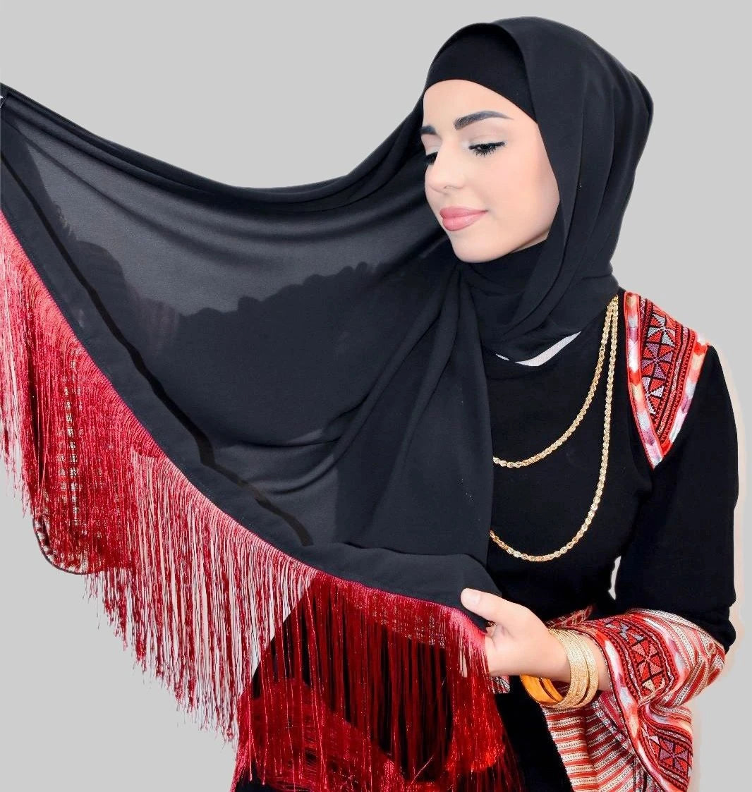 Traditional- Black Red