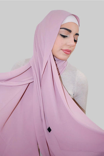 Premium Luxury Chiffon- Mauve