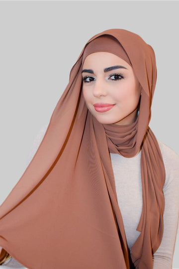 Premium Luxury Chiffon- Khaki