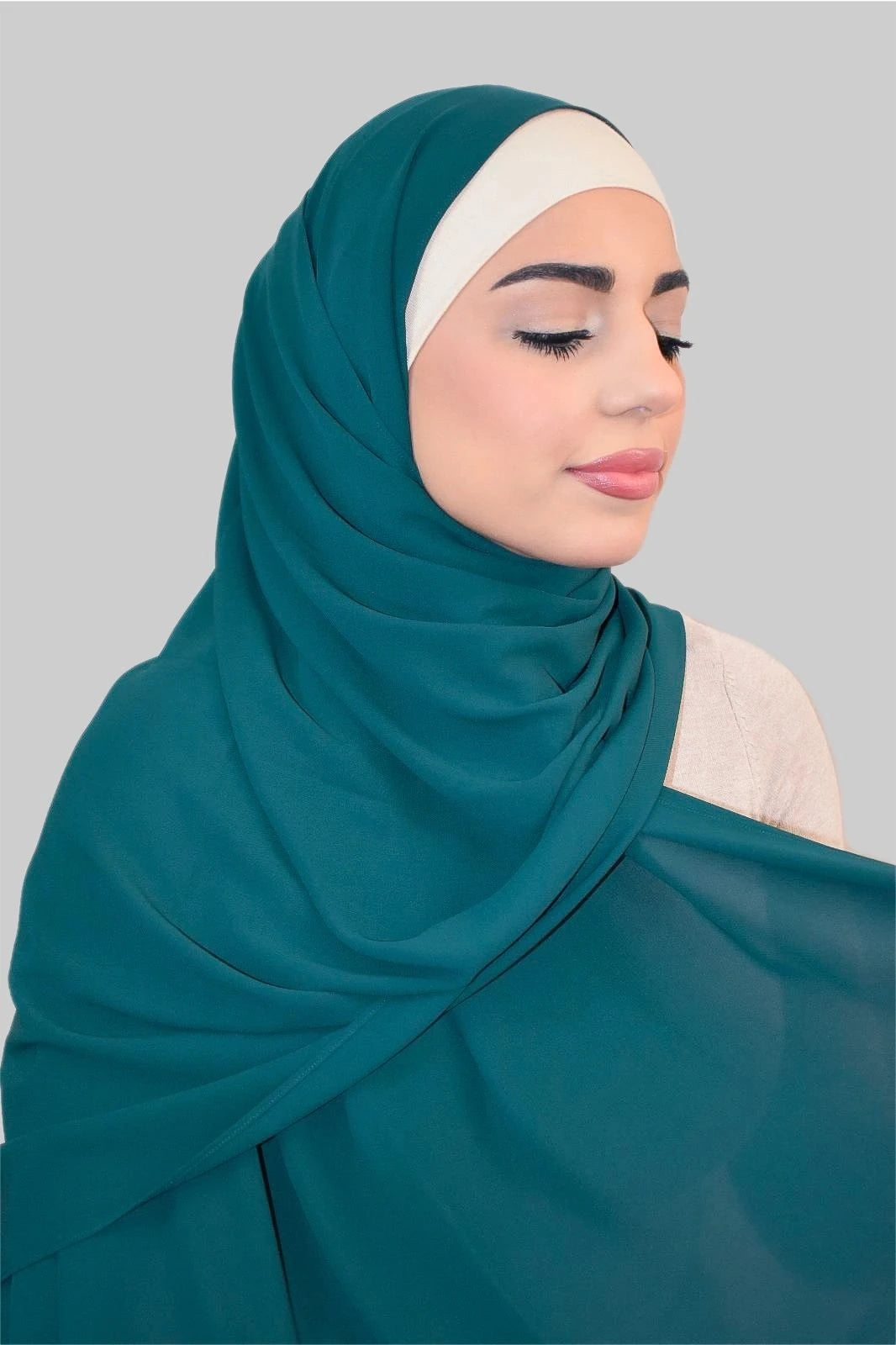 Premium Luxury Chiffon- Emerald