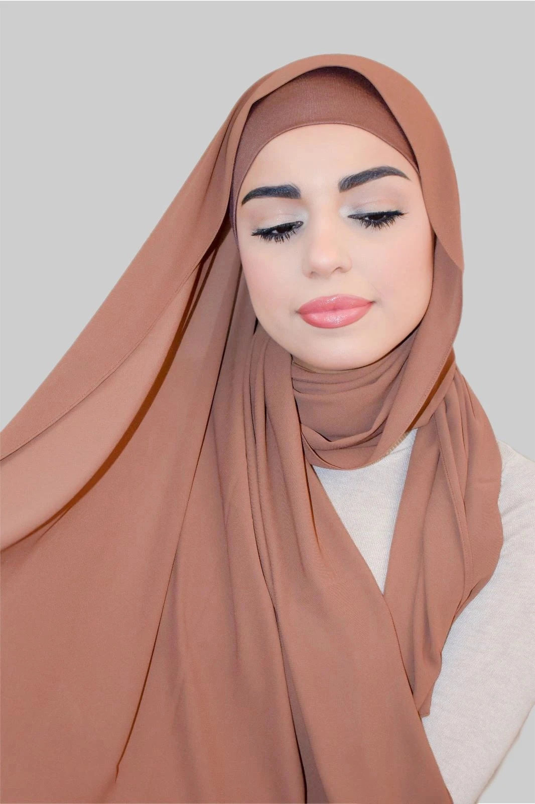 Premium Luxury Chiffon- Khaki