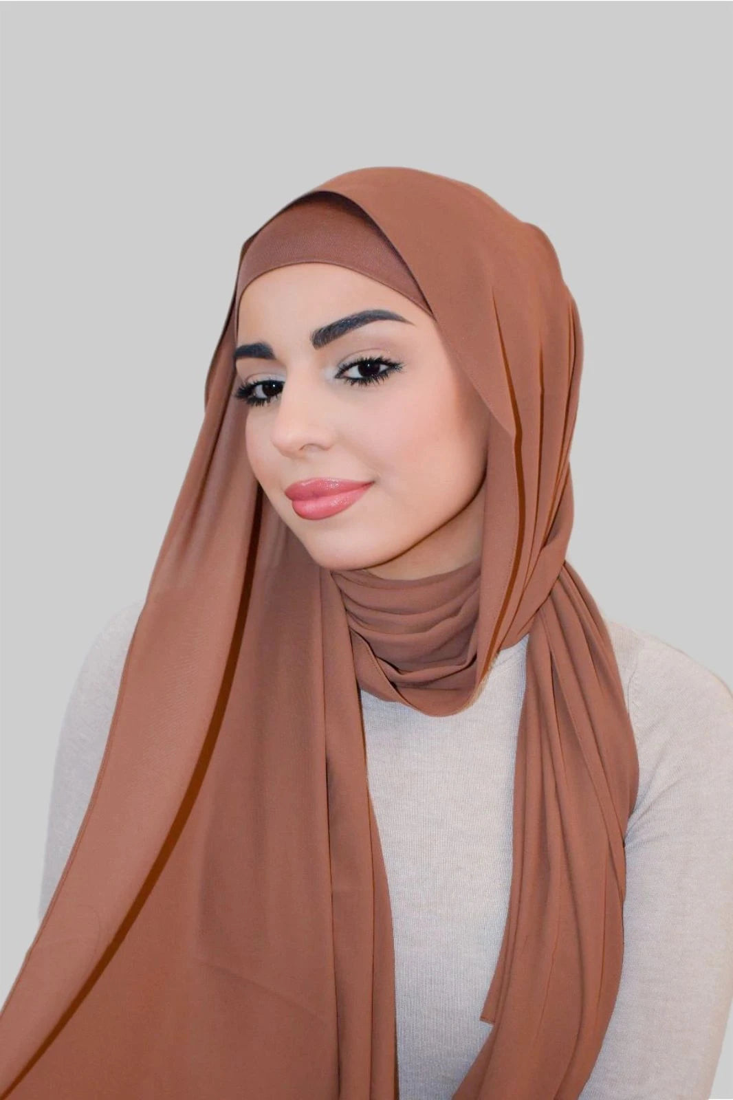 Premium Luxury Chiffon- Khaki