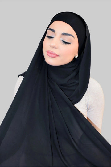 Premium Luxury Chiffon- Black