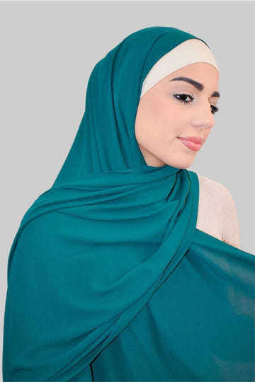 Premium Luxury Chiffon- Emerald