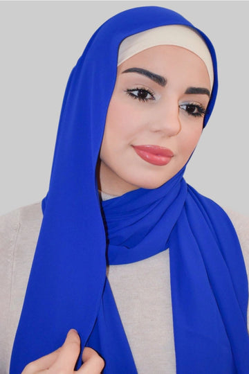 Premium Luxury Chiffon- Royal