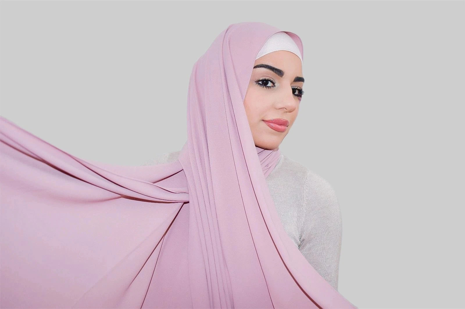Premium Luxury Chiffon- Mauve