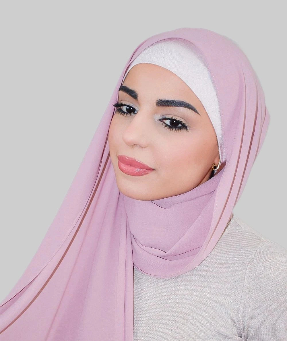 Premium Luxury Chiffon- Mauve