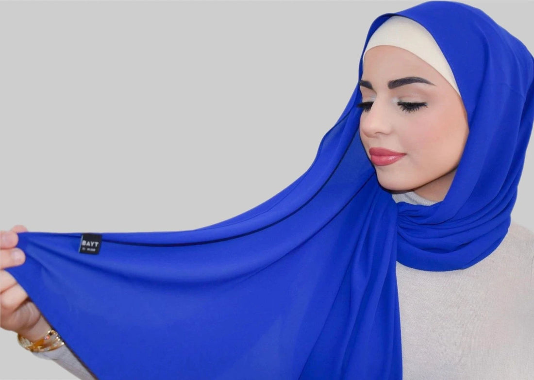Premium Luxury Chiffon- Royal
