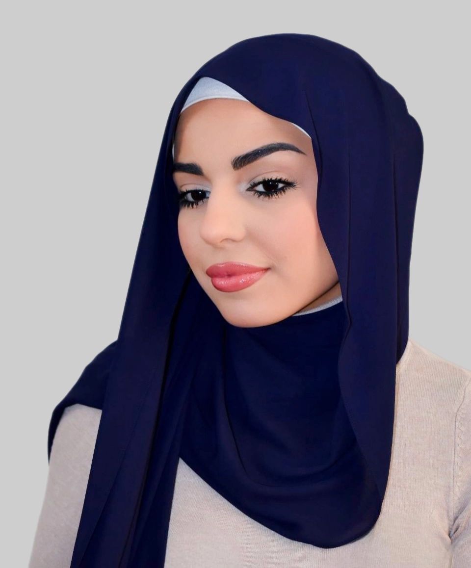 Premium Luxury Chiffon- Navy