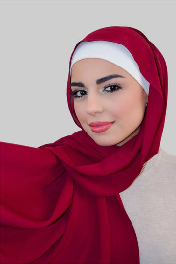 Premium Luxury Chiffon- Maroon