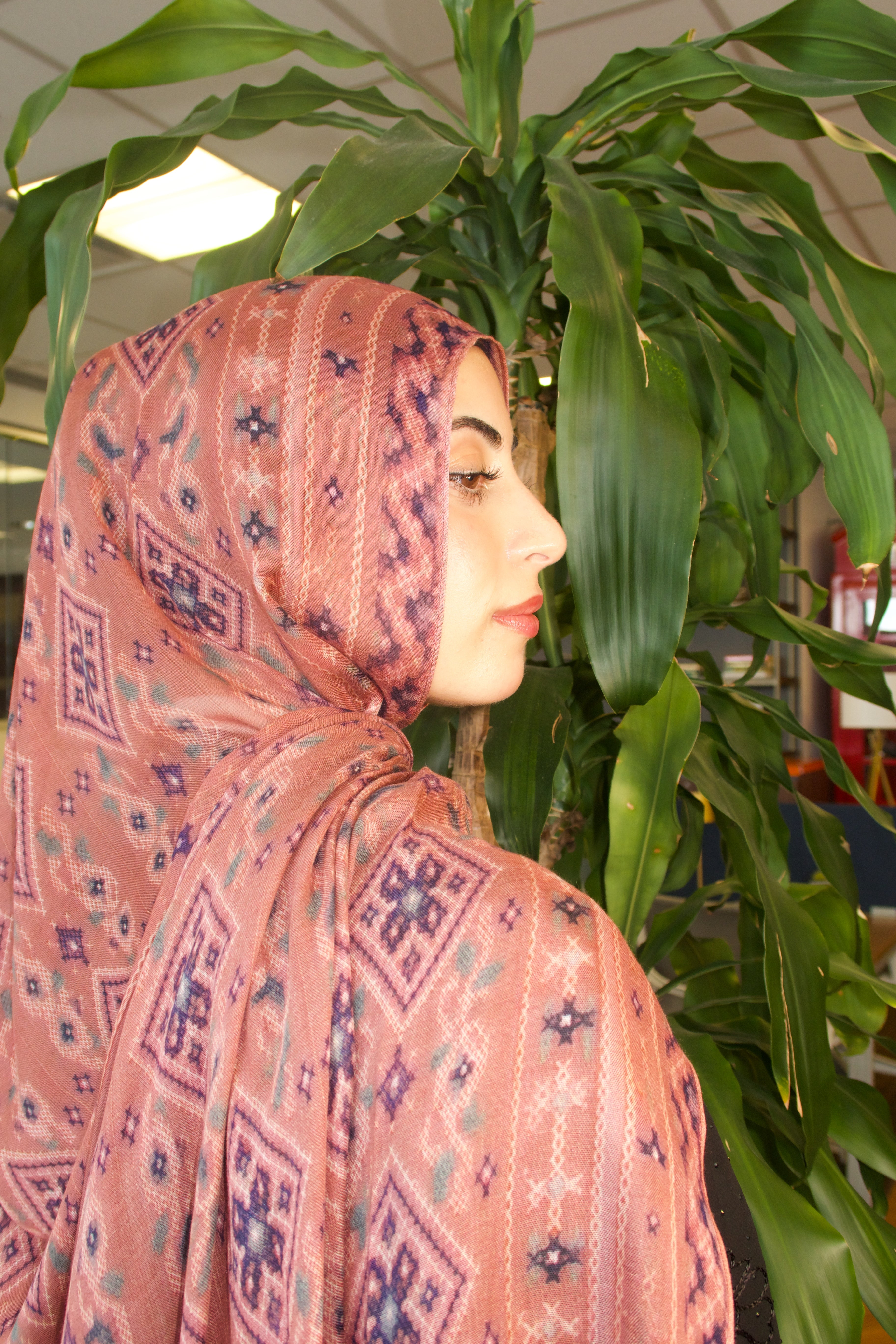 Printed Modal- Rosewood Tatreez