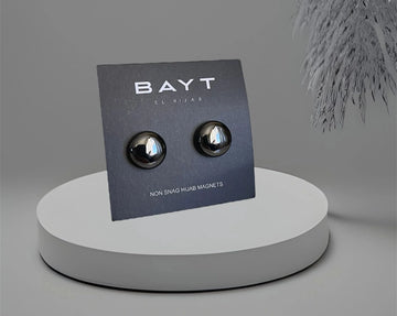 Non Snag Magnets- Metallic Charcoal