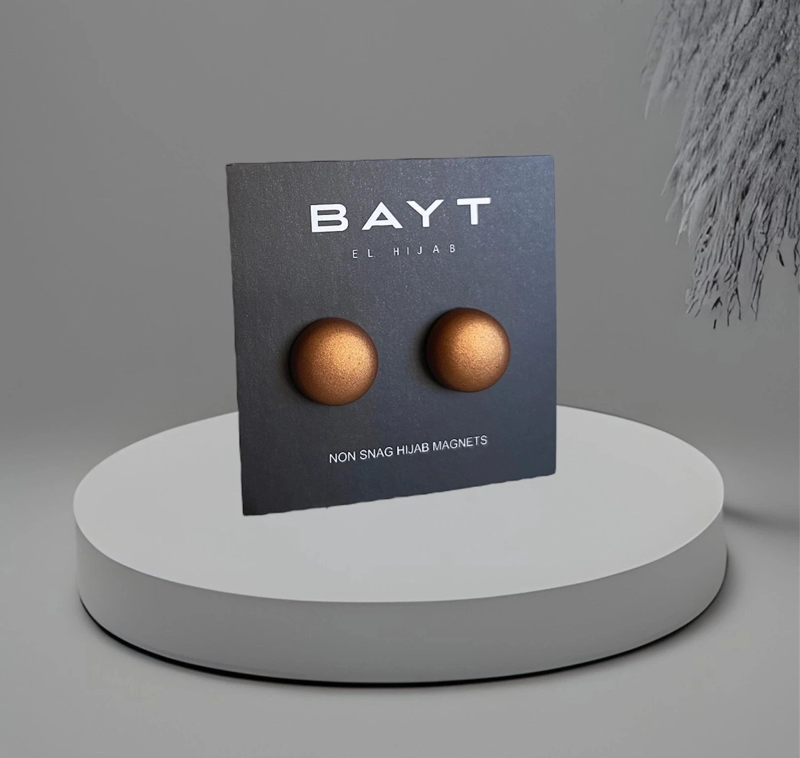 Non Snag Magnets- Matte Golden Brown