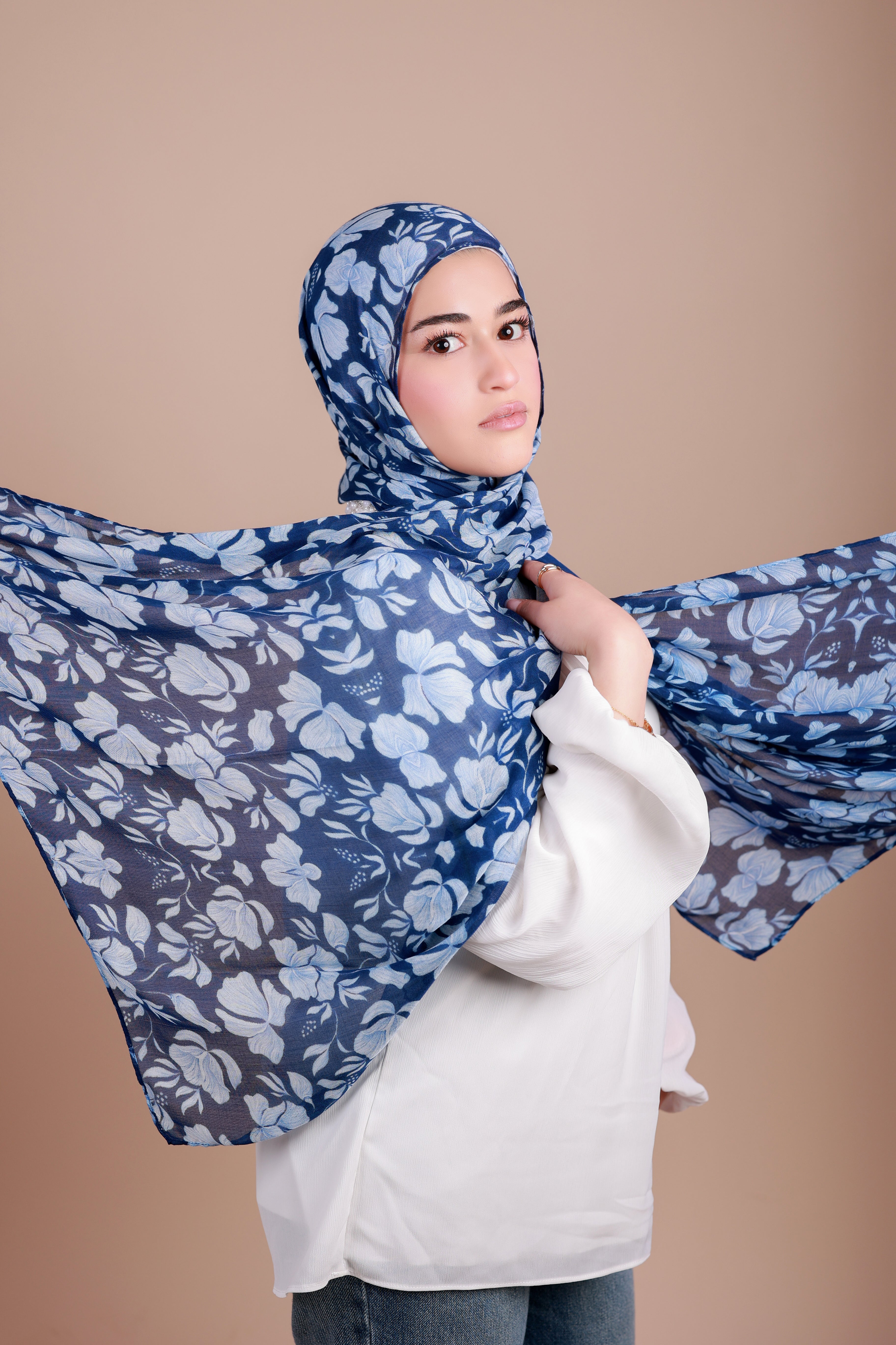 Printed Modal- Ocean Petals