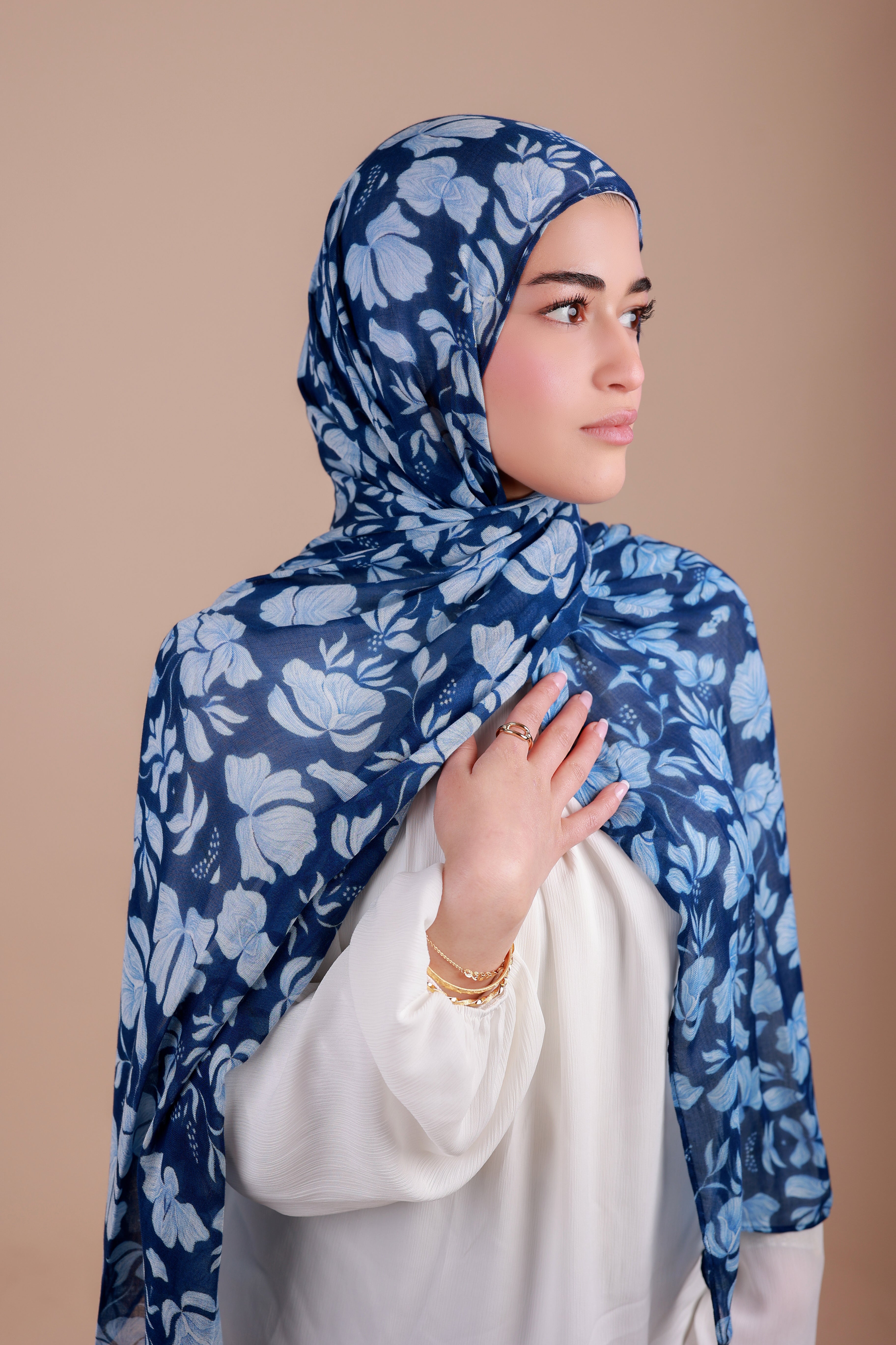 Printed Modal- Ocean Petals
