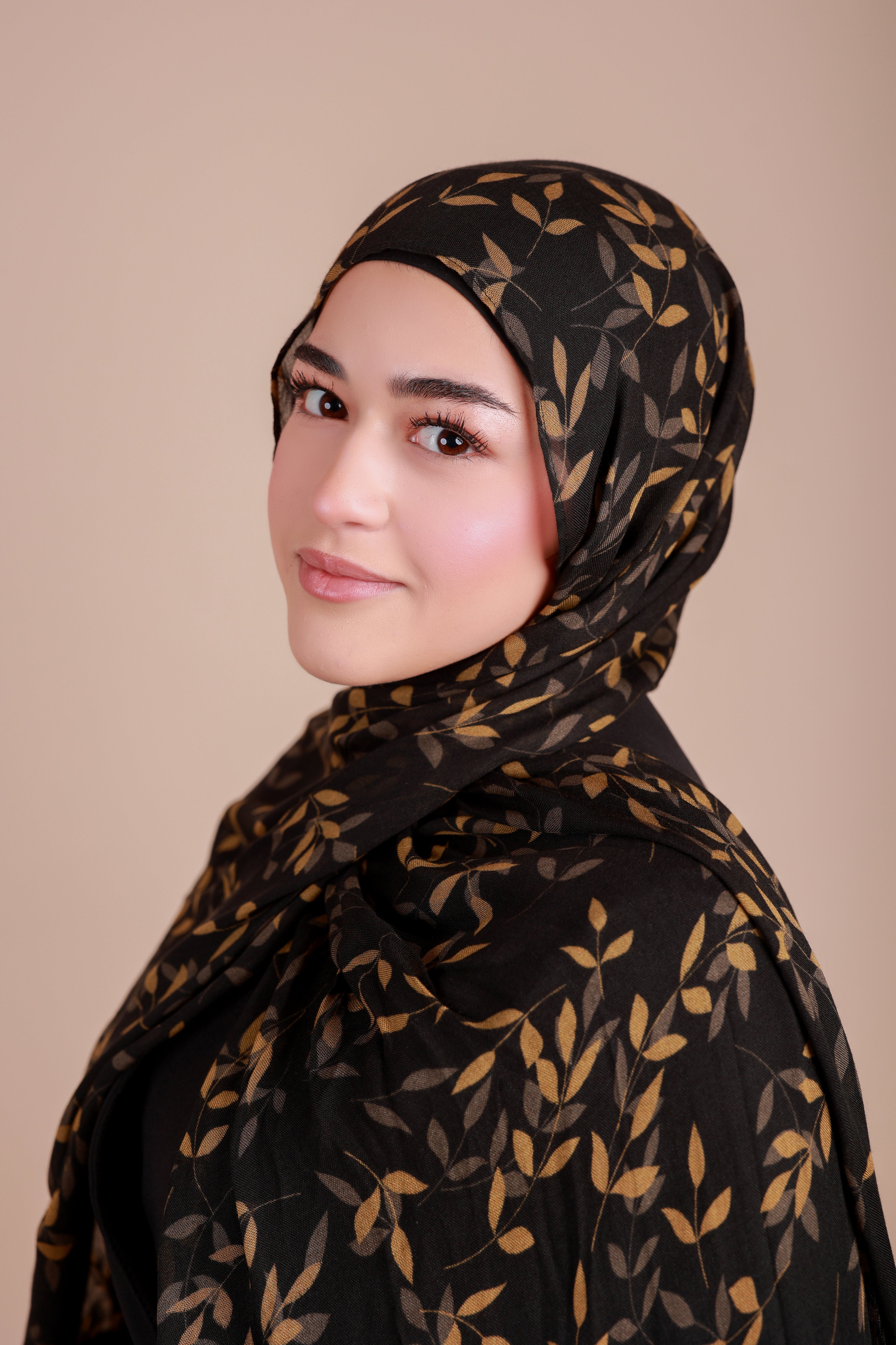Printed Modal- Golden vine