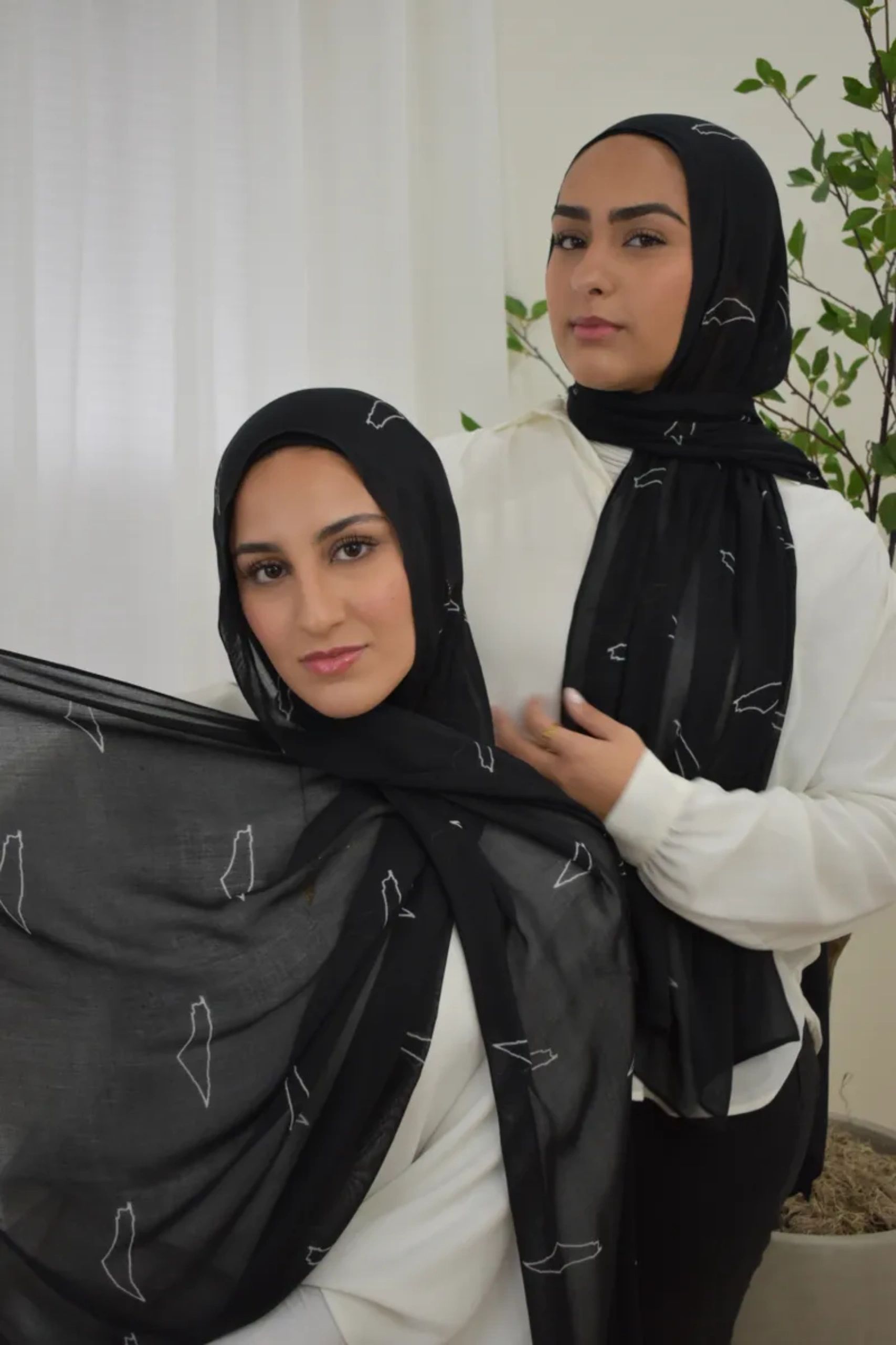 Printed Modal- Homeland Black