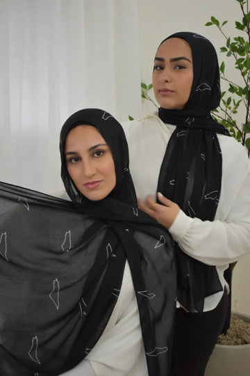 Printed Modal- Homeland Black