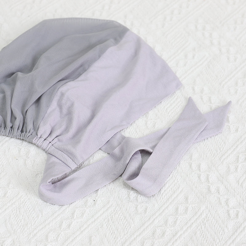 Mesh Tie Back Undercap- Light Grey